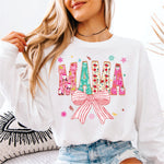 Preppy Christmas Mama Pattern