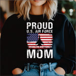 Proud Air Force Mom Flag DTF Transfer