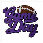 Purple Game Day Chenille Patch