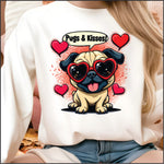 Pugs & Kisses DTF Transfer