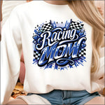 Racing Mom Blue DTF Transfer