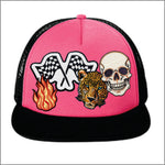 Rad Leopard Cluster Faux Embroidery DTF Hat Patch