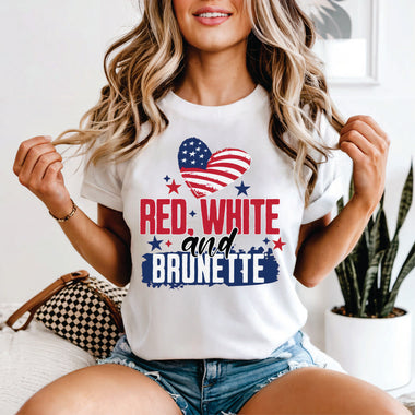 Red White and Brunette