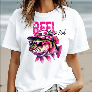 Reel Girls Fish DTF Transfer