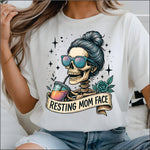 Resting Mom Face DTF Transfer