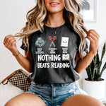 Rock Paper Scissors Nothing Beats Reading white