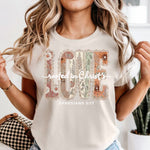 Rooted in Christ's Love DTF Transfer