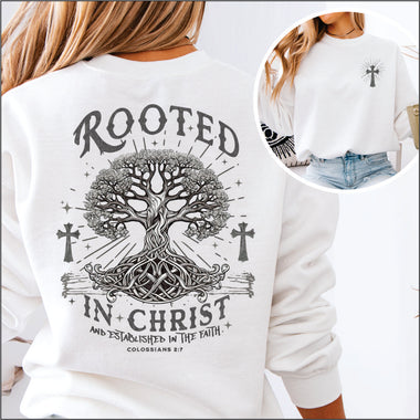 Rooted in Christ DTF Transfer