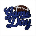 Royal Game Day Chenille Patch