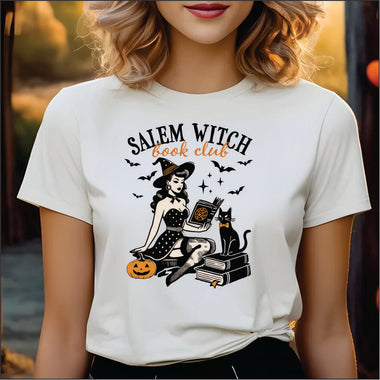 Salem Witch Book Club DTF Transfer