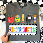 School Supplies Kindergarten Grade DTF Transfer