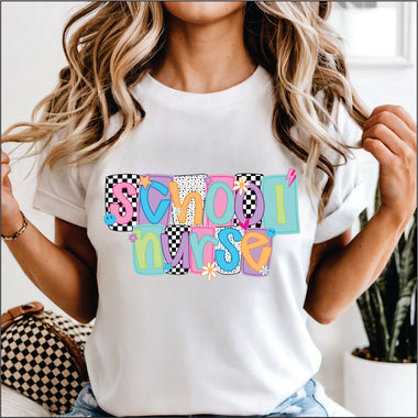 School Nurse DTF Transfer