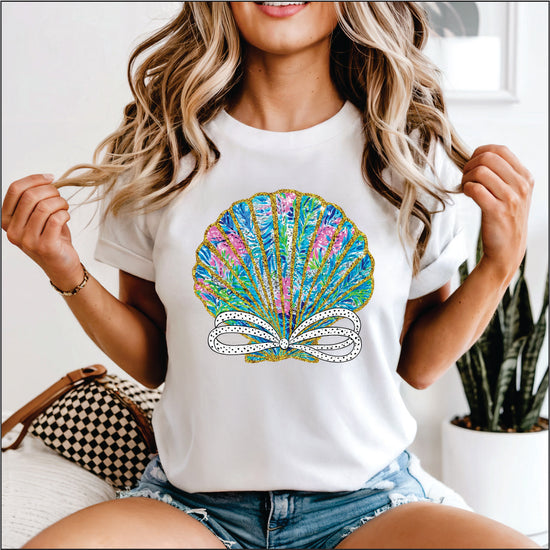 Floral Seashell – Sweet Tee Transfers