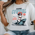 Seaside Cowgirl DTF Transfer