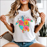Floral Sea Turtle