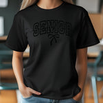Senior 2027 Black Bow DTF Transfer