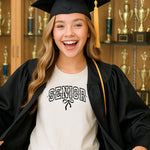 Senior 2027 Black Bow DTF Transfer