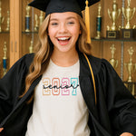 Senior 2027 Pastel Numbers DTF Transfer
