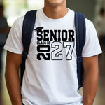 Senior Class of 2027 Black Print DTF Transfer