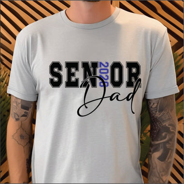 Senior Dad 2026 Blue DTF Transfer