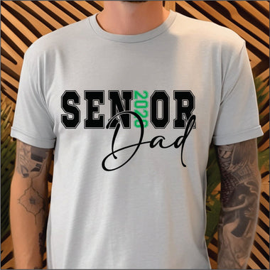 Senior Dad 2026 Green DTF Transfer