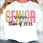 Senior Mom Class of 2026 Pastels DTF Transfer