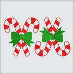 Side Bow Candy Canes