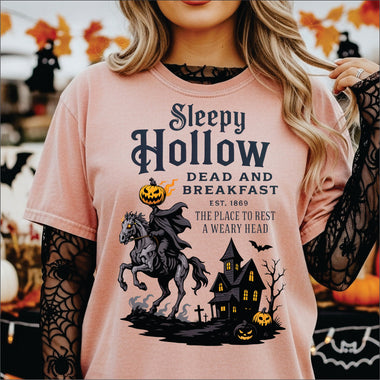 Sleepy Hollow Dead and Breakfast  DTF Transfer