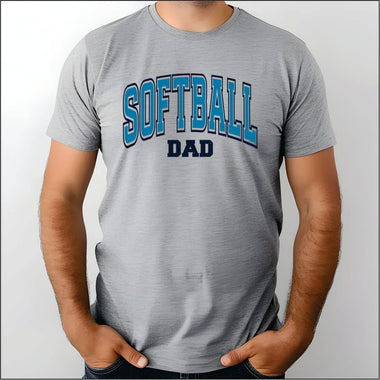 Softball Dad Blues DTF Transfer