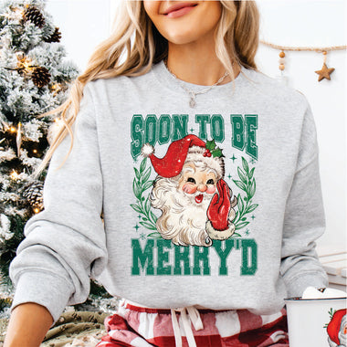 Soon to be Merry'd Santa green print