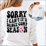 I Can't its Dance Comp Season 2 part DTF Transfer