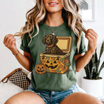 Spaniel Halloween distressed