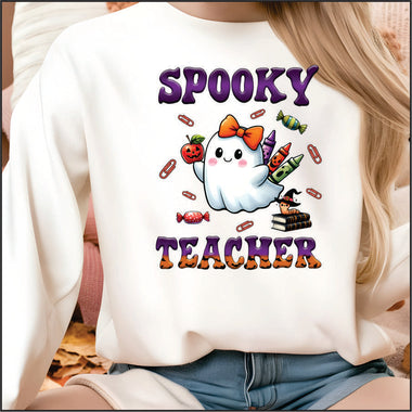 Spooky Teacher cute DTF Transfer