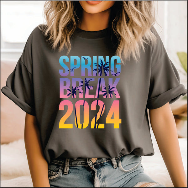 Spring Break 2024 Palm Trees DTF Transfer – Sweet Tee Transfers