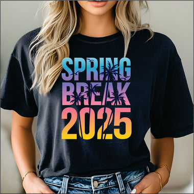 Spring Break 2025 DTF Transfer