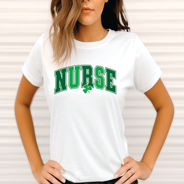 St Patrick's Day Nurse DTF Transfer