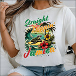 Straight Trippin Jamaica DTF Transfer