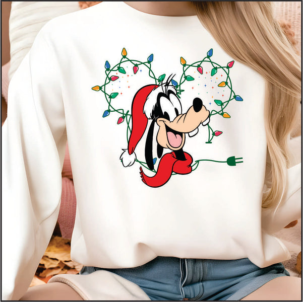 String Light Goofy DTF Transfer – Sweet Tee Transfers