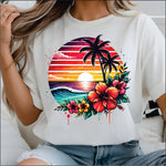 Summer Sunset DTF Transfe