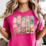 Summer Vibes Panels DTF Transfer