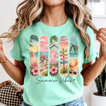 Summer Vibes Panels DTF Transfer