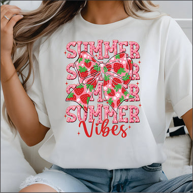 Summer Vibes Strawberries w Bow