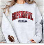 Superbowl Faux Glitter with Sleeve DTF Transfer