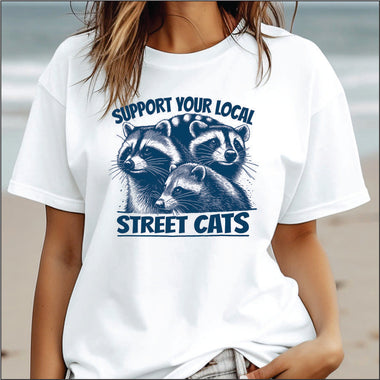 Support Your Local Street Cats DTF Transfer