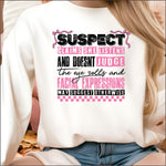 Suspect claims she Doesn't Judge but her Face says DTF Transfesr