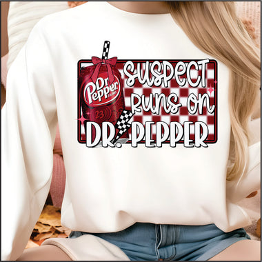 Suspects Runs on Dr Pepper