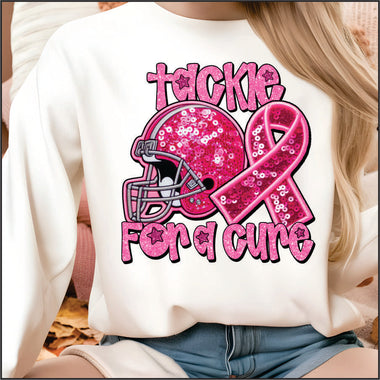 Tackle for a Cure DTF Transfer