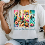 Take me to the Beach Panels DTF Transfer