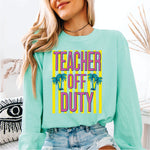 Teacher Off Duty Stripes
