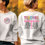 Teacher Tour DTF Transfer